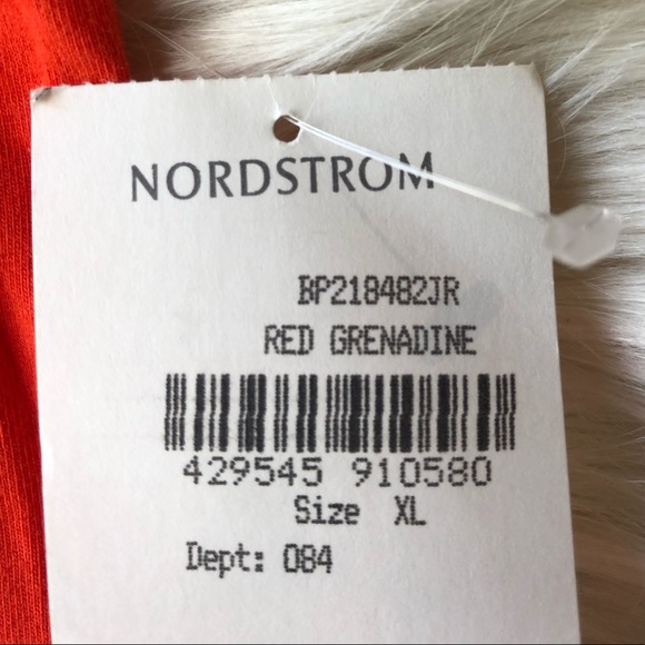 Nordstrom Brass Plum Tank Top - Orange Size XL NWT - Picture 7 of 7